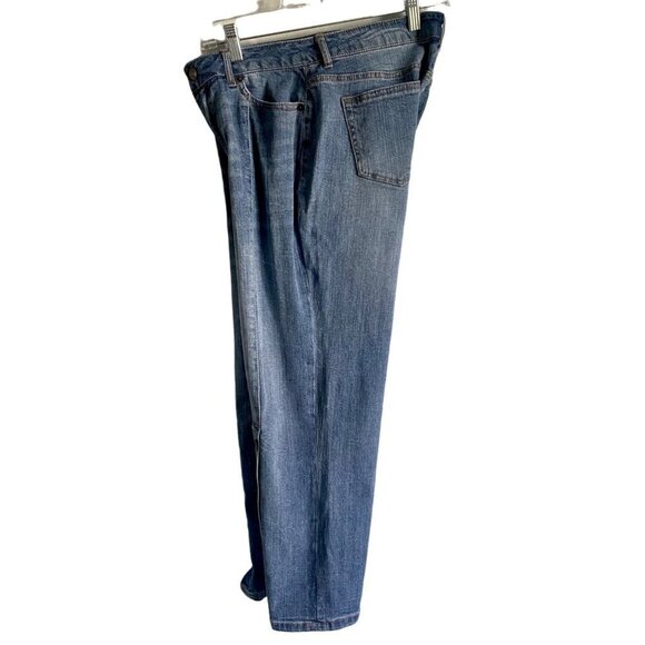 Ashro Boho Snap Front Cropped Jeans Size 6 - Picture 8 of 10